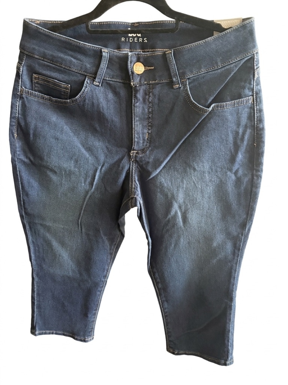 Riders by Lee Dark Blue Capri Jeans